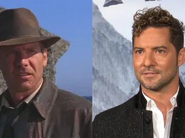 Harrison Ford y David Bisbal Harrison Ford y David Bisbal