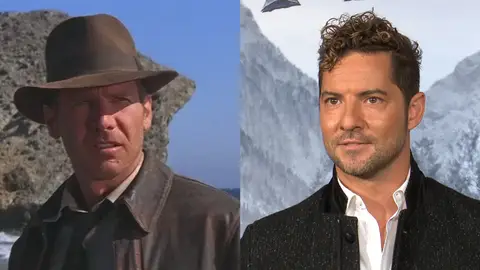 Harrison Ford y David Bisbal Harrison Ford y David Bisbal