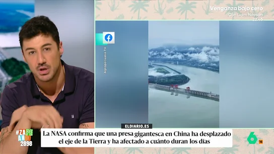 La presa de las Tres Gargantas de China ha movido la Tierra de su eje y ahora los días son más cortos: Francisco Cacho explica por qué La NASA acaba de confirmar que la presa de las Tres Gargantas, en China, la más grande del mundo, ha afectado al eje de rotación de la Tierra y provocado que los días duren ahora 0,06 microsegundos menos.