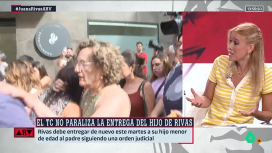 Afra Blanco tacha de "incoherencia" la entrega del hijo menor de Juana Rivas a su padre: "Está siendo juzgado por malos tratos" Afra Blanco tacha de "incoherencia" la entrega del hijo menor de Juana Rivas a su padre: "Está siendo juzgado por malos tratos"