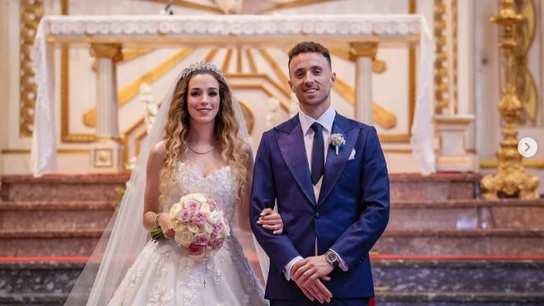 Rute Cardoso y Diogo Jota Rute Cardoso y Diogo Jota