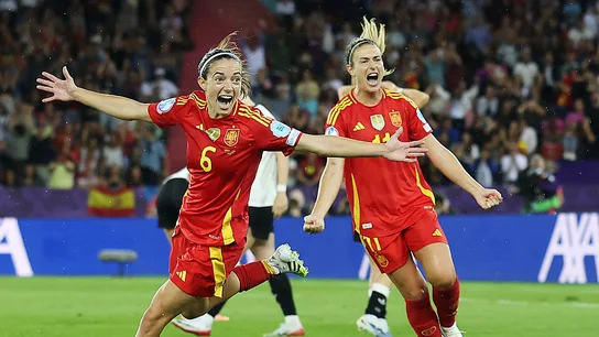 Aitana Bonmatí celebra el gol a Alemania en la semifinal de la Eurocopa Aitana Bonmatí celebra el gol a Alemania en la semifinal de la Eurocopa