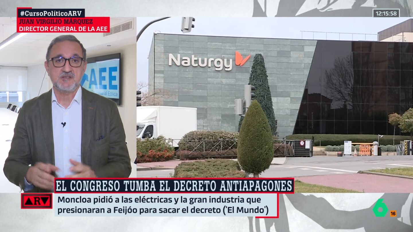 El director general de la AEE, tras la ca&iacute;da del decreto antiapagones: "Este tipo de medidas son estructuralmente clave para el crecimiento y la competitividad industrial en nuestro pa&iacute;s"