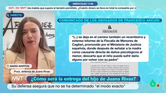 María Martos, portavoz defensa Juana Rivas María Martos, portavoz defensa Juana Rivas