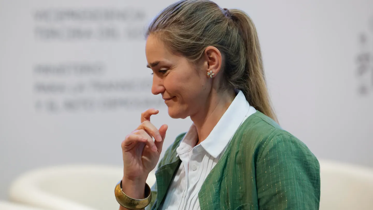 La vicepresidenta tercera y ministra de Transición Ecológica, Sara Aagesen, este miércoles. La vicepresidenta tercera y ministra de Transición Ecológica, Sara Aagesen, este miércoles.