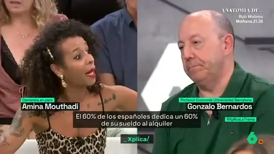 Una camarera en paro responde a Gonzalo Bernardos: "No puedo pagar una habitación compartida, ¿somos pijos?" Una camarera en paro responde a Gonzalo Bernardos: "No puedo pagar una habitación compartida, ¿somos pijos?"