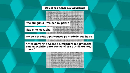 Fragmento de la carta de Daniel. Fragmento de la carta de Daniel.