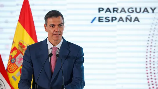El presidente del Gobierno de España, Pedro Sánchez, durante su gira por Latinoamérica El presidente del Gobierno de España, Pedro Sánchez, durante su gira por Latinoamérica