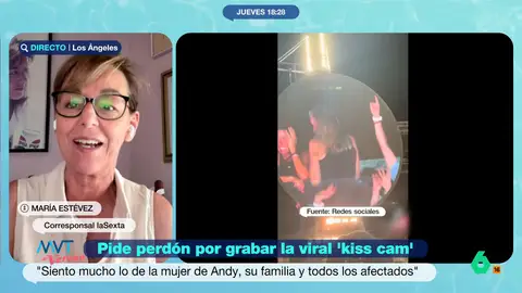 María Estévez, sobre la fan que publicó el vídeo de la kiss cam de Coldplay: "Hay cientos de tiktokers haciendo dinero, menos ella" María Estévez desvela en este vídeo que la chica que publicó el vídeo viral de la kiss cam que destapó la infidelidad del CEO de Astronomer con su directora de Recursos Humanos, "no puso la opción de monetizar".
