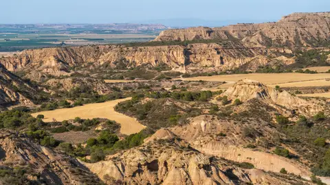 Desierto de Monegros, en Aragón Desierto de Monegros, en Aragón