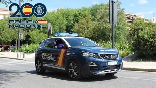 Imagen de archivo de un coche de la Policía Nacional. Imagen de archivo de un coche de la Policía Nacional.