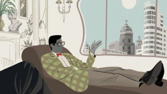 Cubierta de 'El viudo', de Luis D&iacute;az de Bustamante