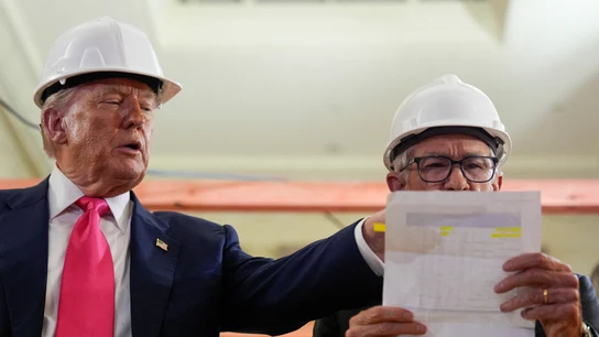 Donald Trump y el presidente de la Reserva Federal, Jerome Powell. Donald Trump y el presidente de la Reserva Federal, Jerome Powell.