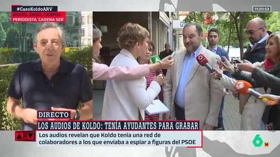 Miguel Ángel Campos destaca que Koldo "presumía de agente 007": "Parece muy de película, aunque a veces la realidad supera la ficción" Miguel Ángel Campos destaca que Koldo "presumía de agente 007": "Parece muy de película, aunque a veces la realidad supera la ficción"