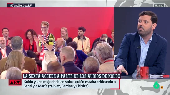 Valdivia, sobre los nuevos audios de la trama Koldo: "Hay que ver lo que tiene implicación penal y el resto de audios que son pornografía política" Valdivia, sobre los nuevos audios de la trama Koldo: "Hay que ver lo que tiene implicación penal y el resto de audios que son pornografía política"