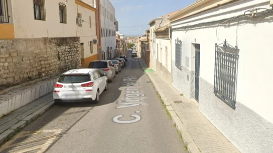 La calle Virgen del Pilar en Jaén, donde ocurrieron los hechos La calle Virgen del Pilar en Jaén, donde ocurrieron los hechos