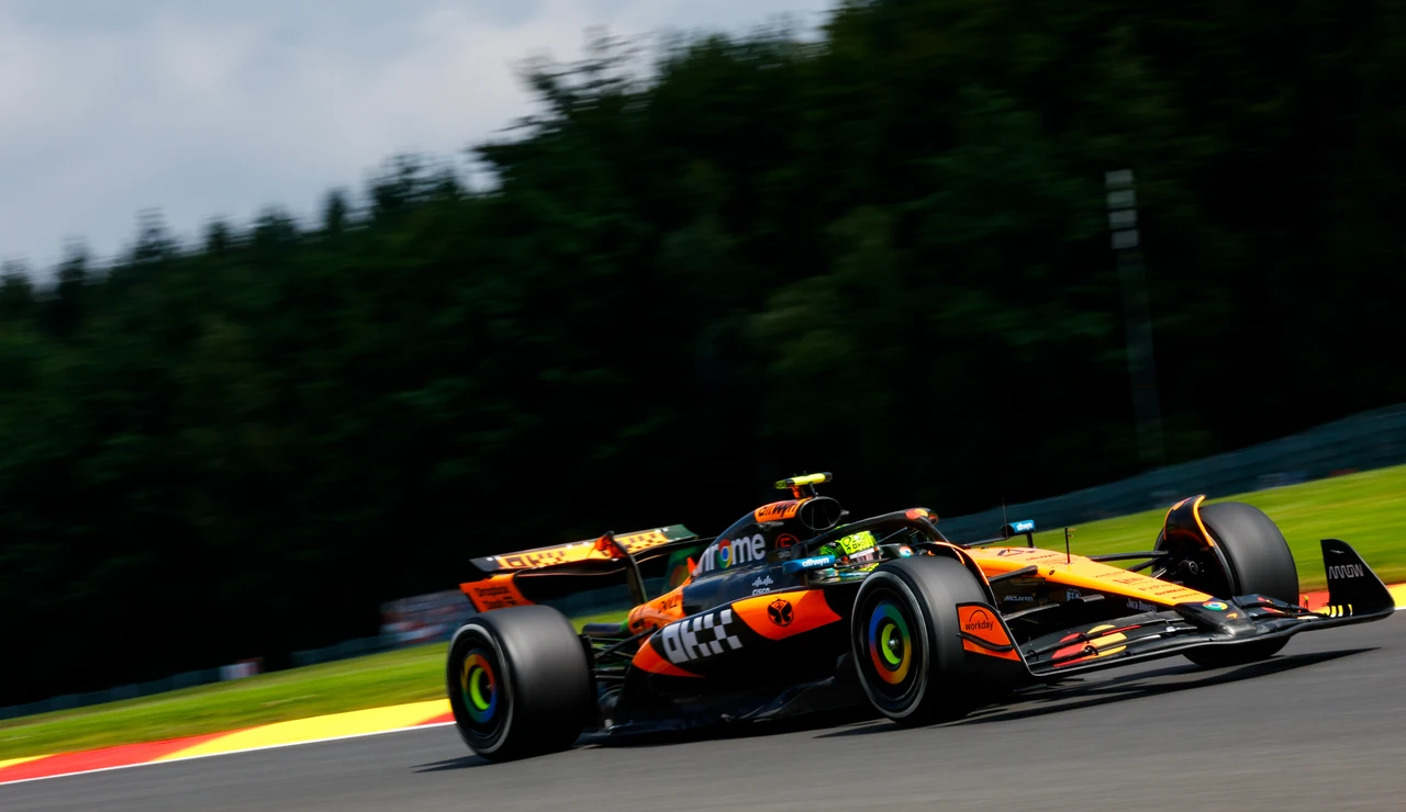 Norris, pole el GP de Bélgica