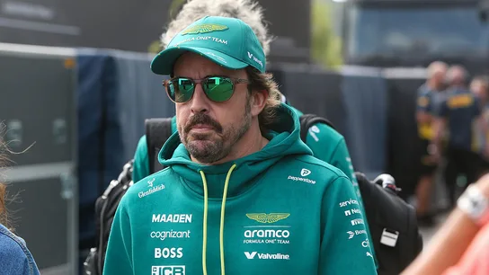Fernando Alonso en el GP de Bélgica Fernando Alonso en el GP de Bélgica