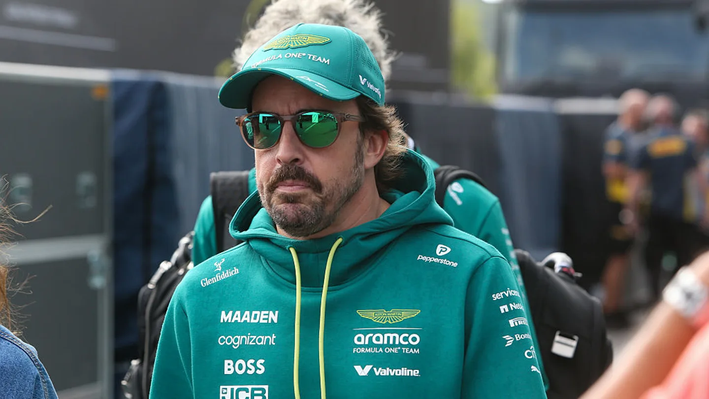 Fernando Alonso en el GP de Bélgica Fernando Alonso en el GP de Bélgica