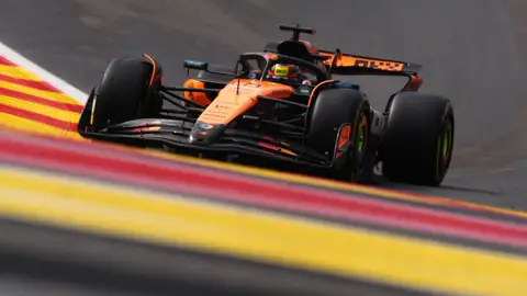 Piastri durante el GP de Bélgica Piastri durante el GP de Bélgica