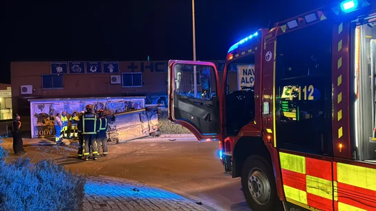 El coche accidentado en Collado Villalba. El coche accidentado en Collado Villalba.