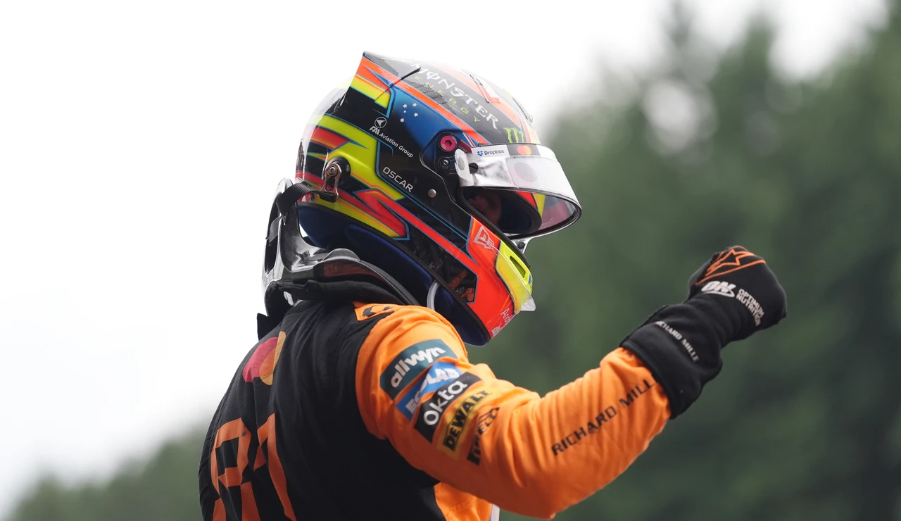 Piastri en el GP de Bélgica