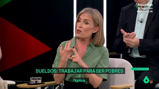 Laura Blanco: "La economía crece mucho, pero a pesar de eso una de cada tres personas no puede irse de vacaciones" Laura Blanco: "La economía crece mucho, pero a pesar de eso una de cada tres personas no puede irse de vacaciones"