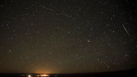 Imagen del cielo durante las Perseidas 2015 Imagen del cielo durante las Perseidas 2015