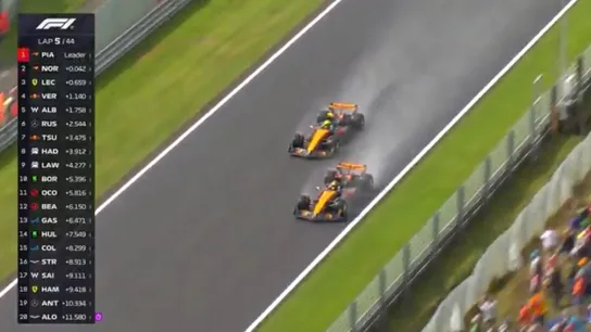 Oscar Piastri y Lando Norris Oscar Piastri y Lando Norris