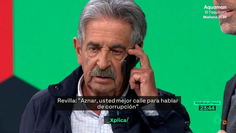 Revilla llama en directo a su abogado, quien lleva la querella con el emérito