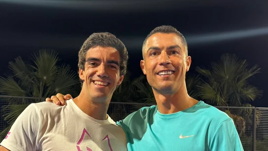 Juan Lebrón y Cristiano Ronaldo Juan Lebrón y Cristiano Ronaldo