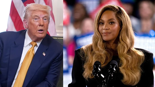 Imágenes de Donald Trump y Beyoncé Imágenes de Donald Trump y Beyoncé