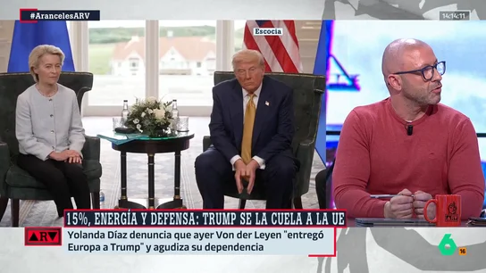 Rafa López, tajante con Europa tras su acuerdo con EEUU y su actitud respecto a la guerra en Gaza: "Ha perdido el alma" Rafa López, tajante con Europa tras su acuerdo con EEUU y su actitud respecto a la guerra en Gaza: "Ha perdido el alma"