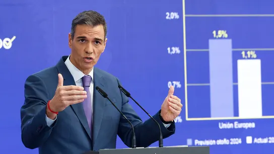 El presidente del Gobierno, en el balance de los últimos seis meses de mandato antes de las vacaciones. El presidente del Gobierno, en el balance de los últimos seis meses de mandato antes de las vacaciones.