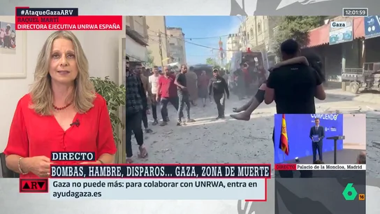 Raquel Martí, directora de UNRWA, revela el panorama en Gaza: "Estamos ante una de las peores hambrunas desde la creación de la ONU" Raquel Martí, directora de UNRWA, revela el panorama en Gaza: "Estamos ante una de las peores hambrunas desde la creación de la ONU"