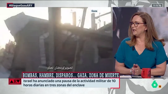 La crítica de Ruth Núñez a la actuación de la UE en la guerra en Gaza: "Nos estamos poniendo del lado de los cómplices" La crítica de Ruth Núñez a la actuación de la UE en la guerra en Gaza: "Nos estamos poniendo del lado de los cómplices"