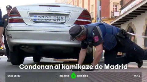 Condenado a 14 años y medio de prisión el kamikaze que atropelló mortalmente a dos personas en el Paseo de Extremadura Condenado a 14 años y medio de prisión el kamikaze que atropelló mortalmente a dos personas en el Paseo de Extremadura
