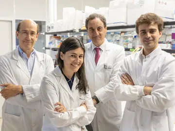 El grupo de investigadores encargado del estudio El grupo de investigadores encargado del estudio