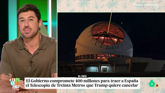 Francisco Cacho presenta el telescopio que puede cambiar la astronomía en España: "Se colocaría en la Isla de La Palma" Francisco Cacho presenta el telescopio que puede cambiar la astronomía en España: "Se colocaría en la Isla de La Palma"