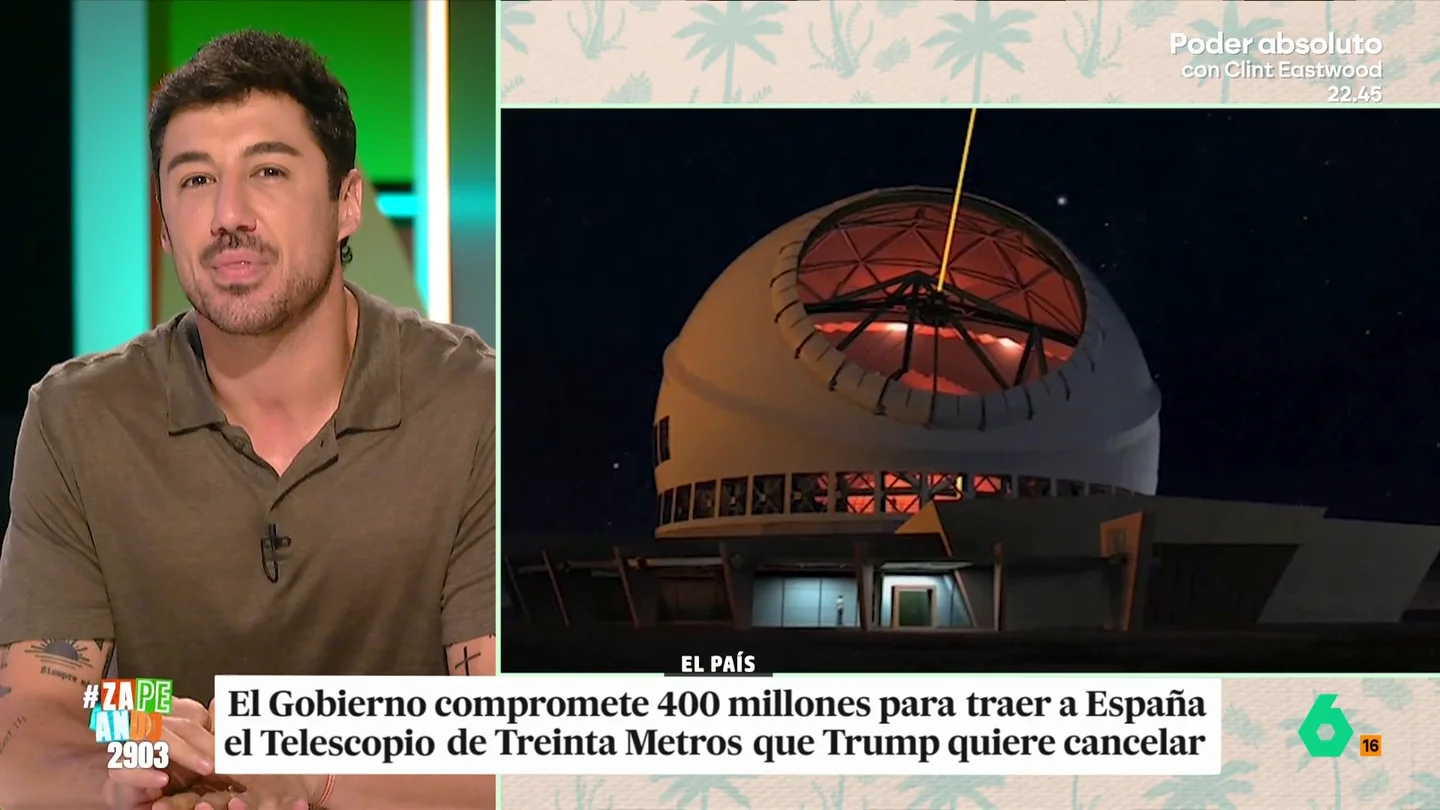 Francisco Cacho presenta el telescopio que puede cambiar la astronomía en España: "Se colocaría en la Isla de La Palma" Francisco Cacho presenta el telescopio que puede cambiar la astronomía en España: "Se colocaría en la Isla de La Palma"