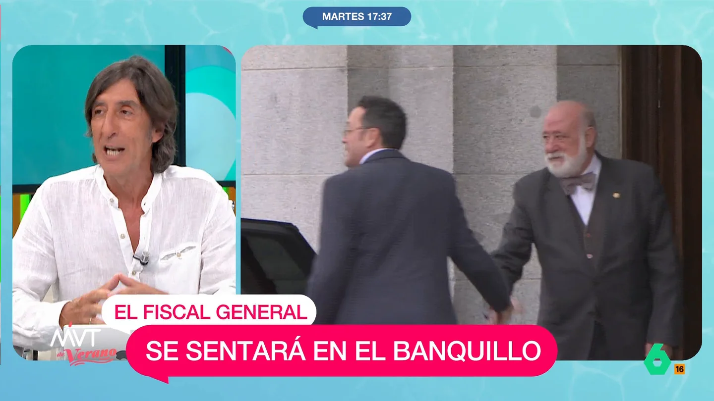 Benjamín Prado, sobre el procesamiento del fiscal general: "¿Por qué a él sí y a la fiscal de Madrid no?" El escritor considera que la nota que ha emitido el magistrado que no está conforme con el veredicto de culpabilidad hace que no se entienda por qué han procesado a Álvaro García Ortiz y no a Pilar Rodríguez.