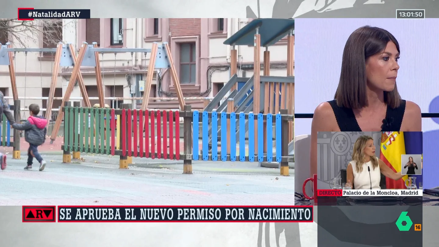 Ainhoa Martínez califica de "descafeinado" el permiso por nacimiento: "Es un balón de oxígeno para Sumar" Ainhoa Martínez califica de "descafeinado" el permiso por nacimiento: "Es un balón de oxígeno para Sumar"