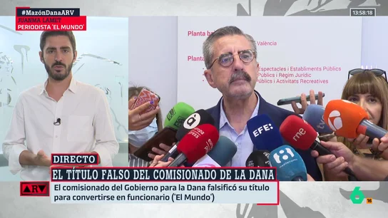 Juanma Lamet destaca que el Gobierno debería actuar con contundencia tras conocer el título falso del comisionado de la DANA: "No puede seguir defendiéndolo" Juanma Lamet destaca que el Gobierno debería actuar con contundencia tras conocer el título falso del comisionado de la DANA: "No puede seguir defendiéndolo"