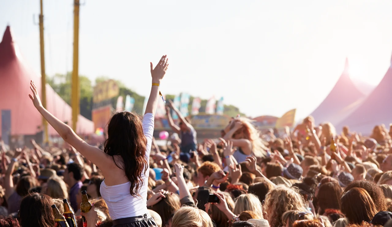 Público en un festival de música