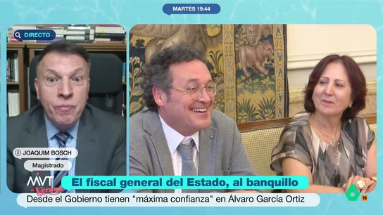 Joaquim Bosch opina sobre el procesamiento de García Ortiz: "Ha sido una decisión muy controvertida jurídicamente" Joaquim Bosch opina sobre el procesamiento de García Ortiz: "Ha sido una decisión muy controvertida jurídicamente"