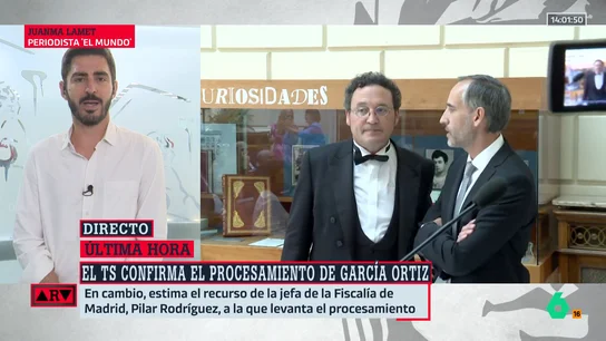 Juanma Lamet, tras el procesamiento de García Ortiz: "Es complicado, por estética, que continúe. Se tiene que ir" Juanma Lamet, tras el procesamiento de García Ortiz: "Es complicado, por estética, que continúe. Se tiene que ir"