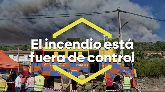 Más de 500 hectáreas calcinadas, un bombero fallecido y pueblos en vilo: el incendio de Ávila sigue sin control tras más de 24 horas de lucha Más de 500 hectáreas calcinadas, un bombero fallecido y pueblos en vilo: el incendio de Ávila sigue sin control tras más de 24 horas de lucha