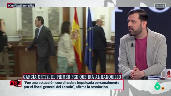 Valdivia señala que a García Ortiz se le va a sentar en el banquillo "por decir la verdad": "Con este procesamiento, van ganando los que defendían una mentira" Valdivia señala que a García Ortiz se le va a sentar en el banquillo "por decir la verdad": "Con este procesamiento, van ganando los que defendían una mentira"