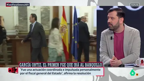 Valdivia señala que a García Ortiz se le va a sentar en el banquillo "por decir la verdad": "Con este procesamiento, van ganando los que defendían una mentira" Valdivia señala que a García Ortiz se le va a sentar en el banquillo "por decir la verdad": "Con este procesamiento, van ganando los que defendían una mentira"