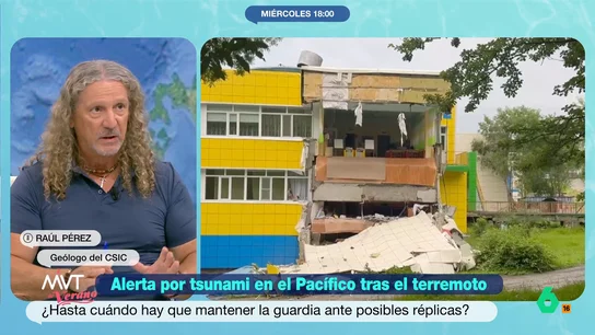 Raúl Pérez, geólogo del CISC, sobre el terremoto en Rusia: "Podría haber sido mucho peor" Raúl Pérez, geólogo del CISC, sobre el terremoto en Rusia: "Podría haber sido mucho peor"